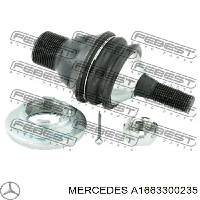 A1663300235 Mercedes rótula de suspensión inferior