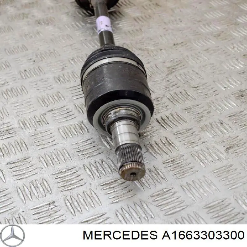 A1663303300 Mercedes Semieje delantero izquierdo