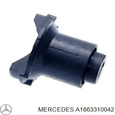 A1663310042 Mercedes bloqueo silencioso (almohada De La Viga Delantera (Bastidor Auxiliar))