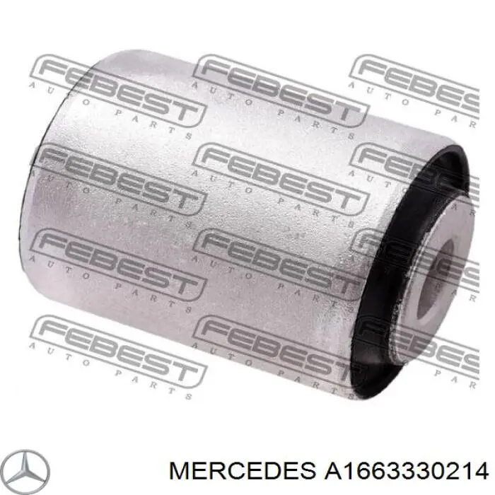 A1663330214 Mercedes silentblock de suspensión delantero inferior
