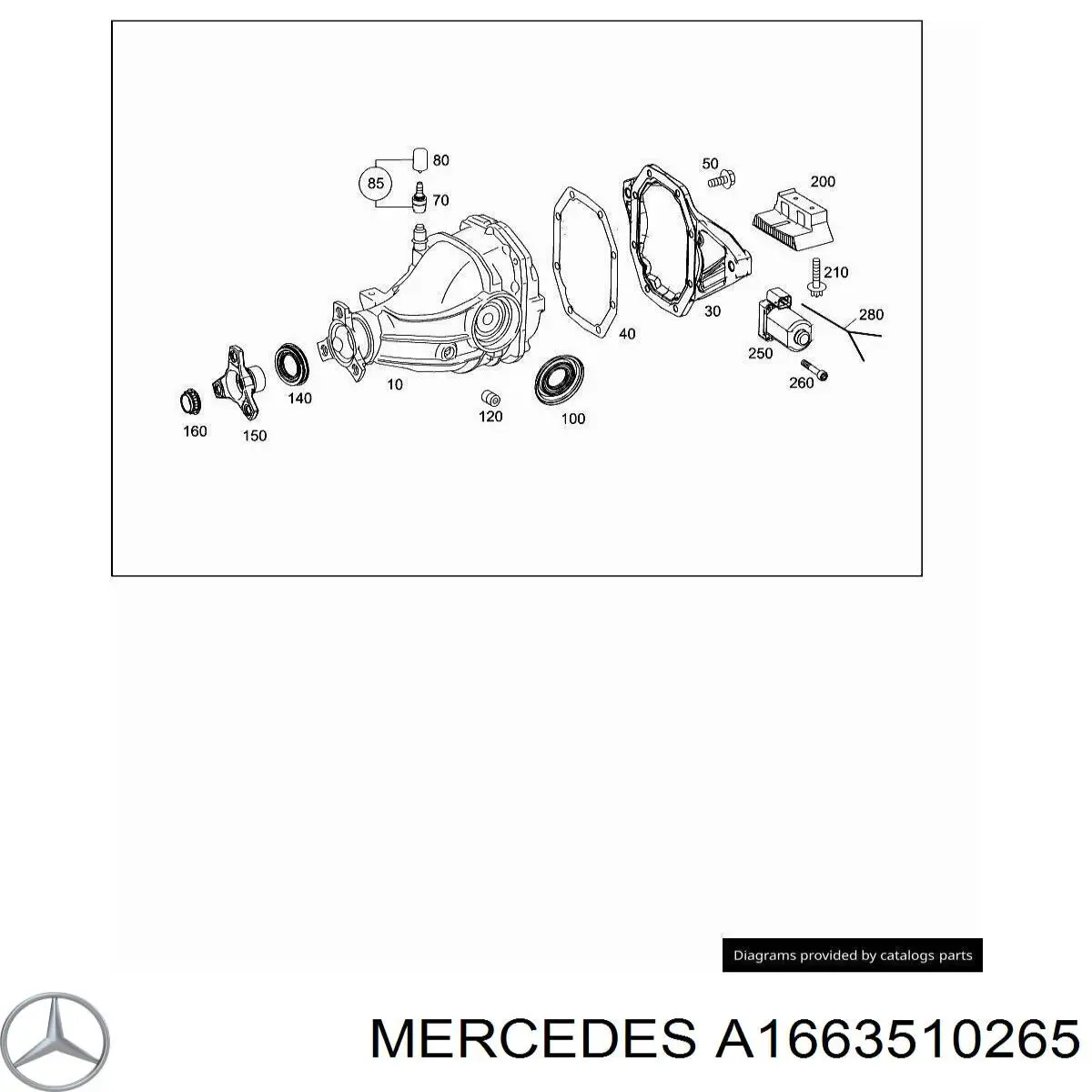  Mercedes A1663510265 precio, desde 10,13 EUR