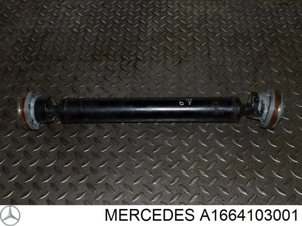 A1664103001 Mercedes árbol cardán, eje delantero