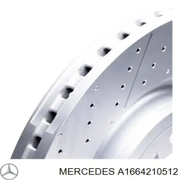Comprar A1664210512 Mercedes Freno de disco delantero