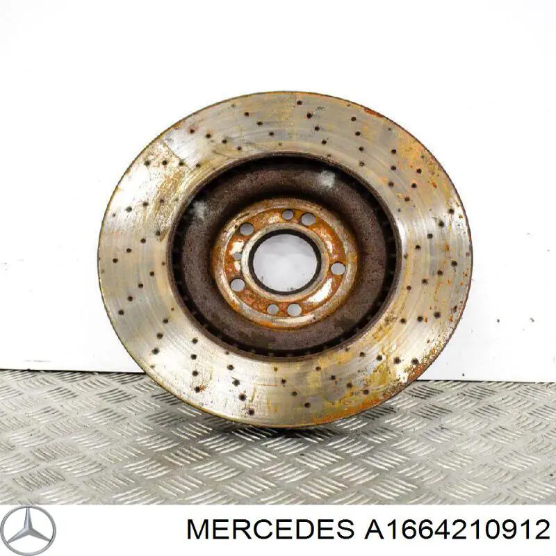Comprar A1664210912 Mercedes Freno de disco delantero
