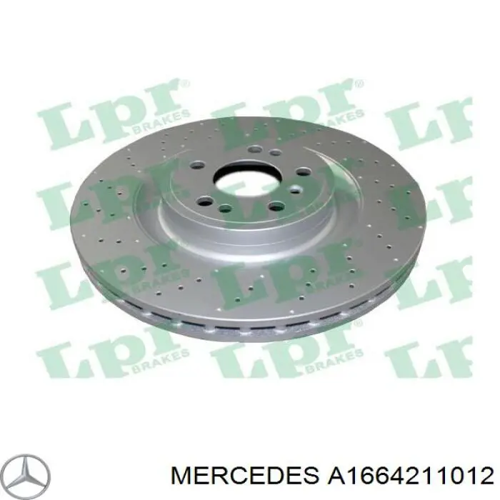 Frenos delanteros Mercedes A1664211012 precio, desde 126,10 EUR
