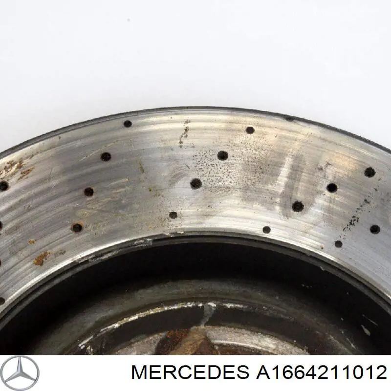 A1664211012 Mercedes freno de disco delantero