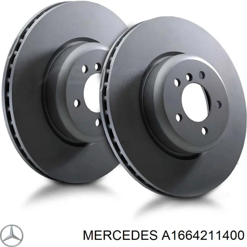 Frenos delanteros Mercedes A1664211400 precio, desde 94,32 EUR