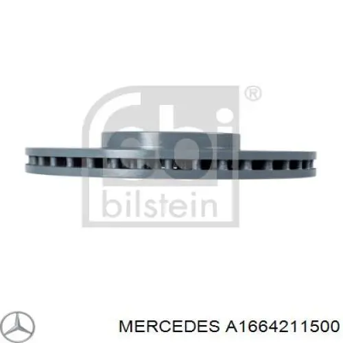 Disco de freno A1664211500 Mercedes