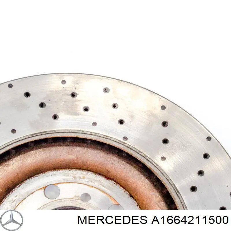 A1664211500 Mercedes freno de disco delantero