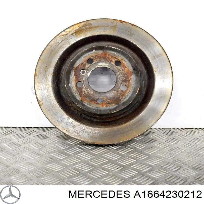 Comprar A1664230212 Mercedes Disco de freno trasero