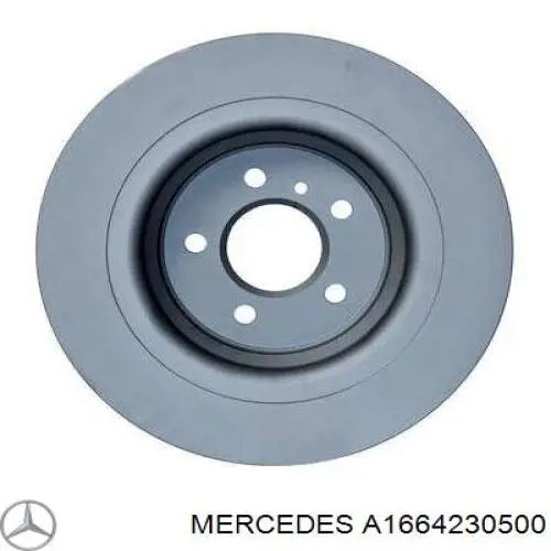 A1664230500 Mercedes disco de freno trasero