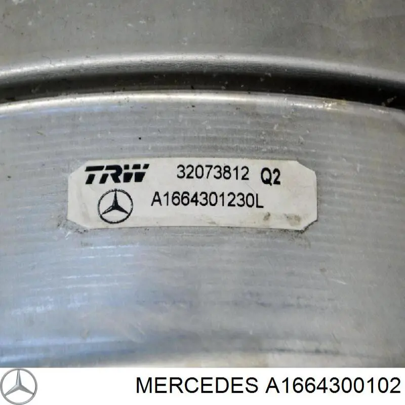 Depósito de líquido de frenos, cilindro de freno principal para Mercedes ML/GLE (W166)