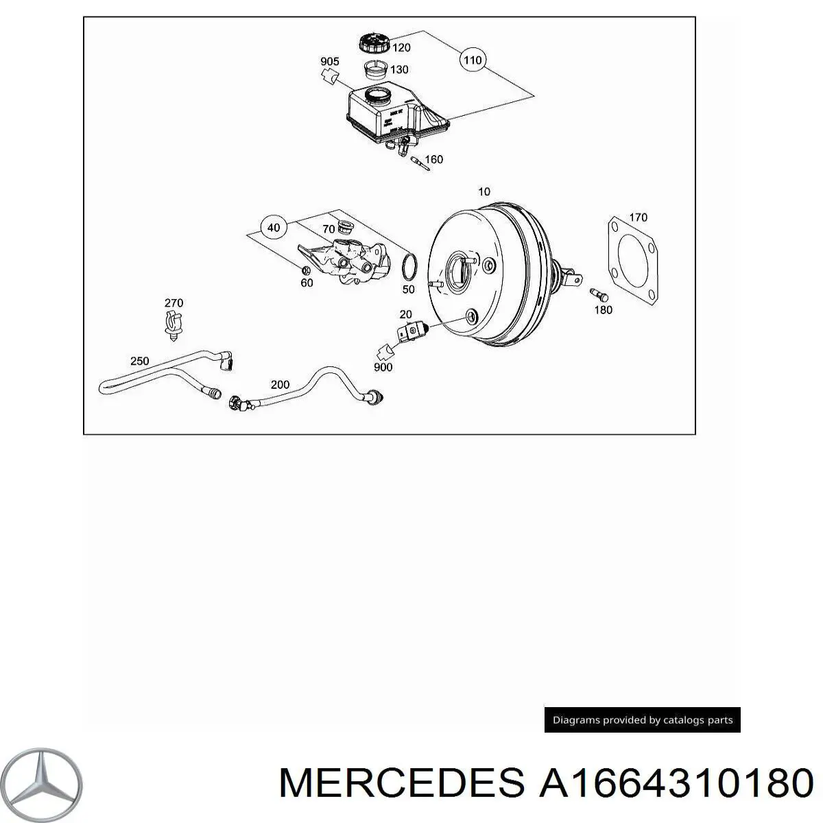 A1664310180 Mercedes 