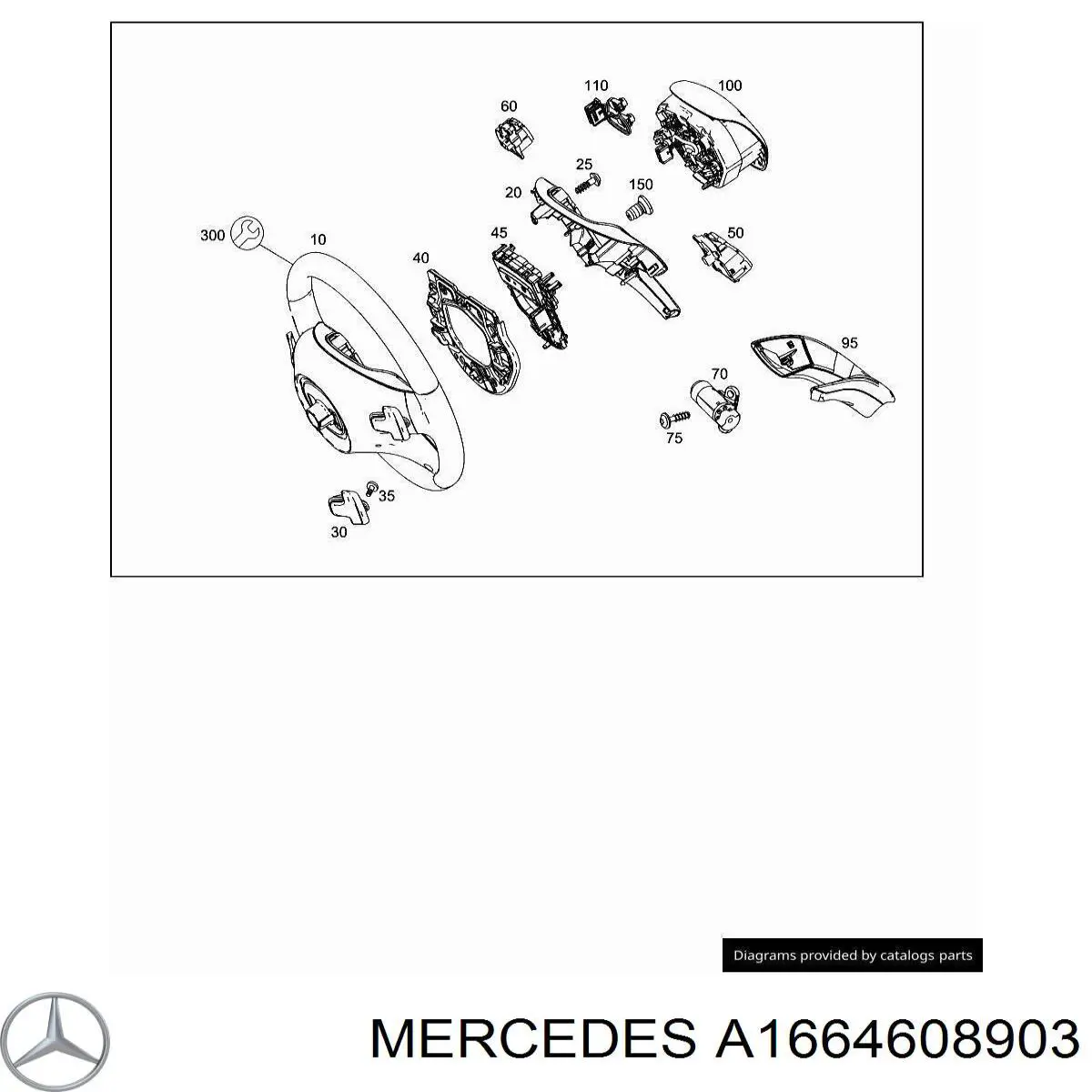 Volante para Mercedes ML/GLE  W166