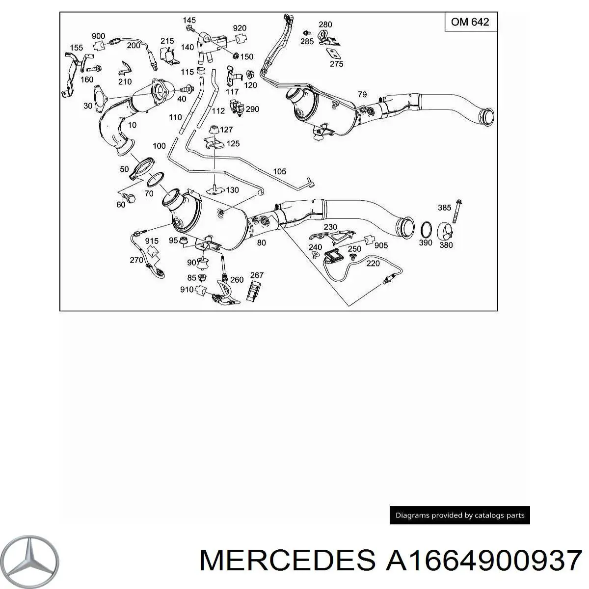 A1664900937 Mercedes 