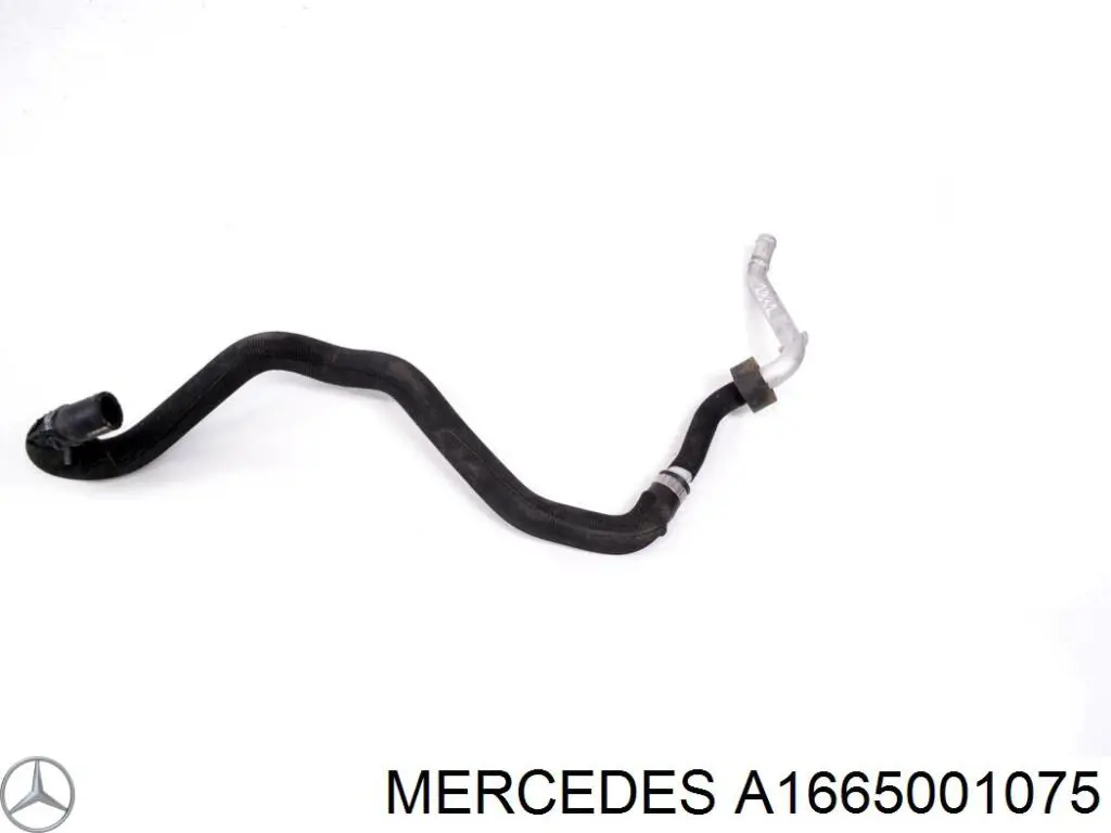 Manguera superior del radiador A1665001075 Mercedes