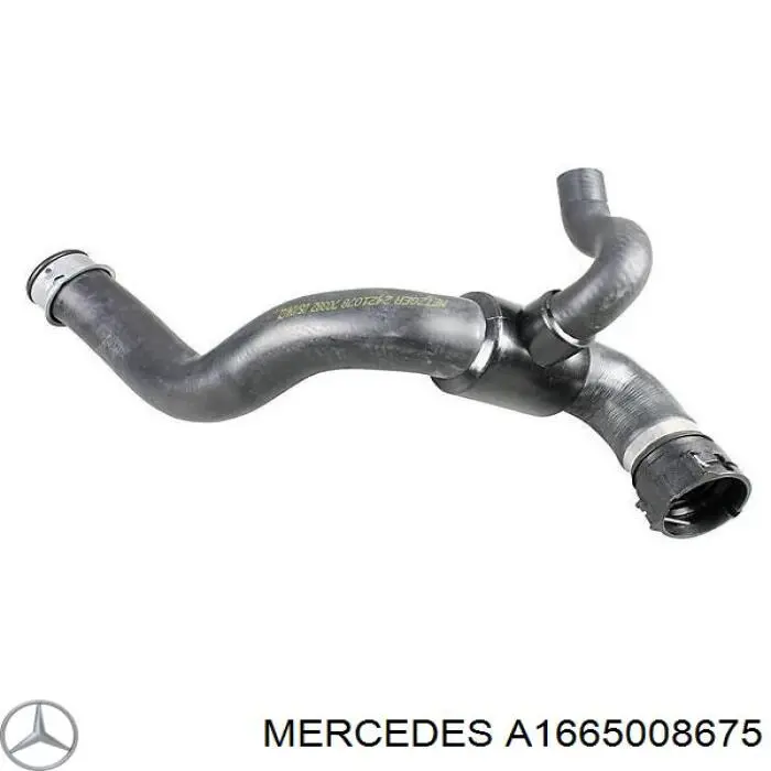 A1665008675 Mercedes manguera refrigerante para radiador inferiora