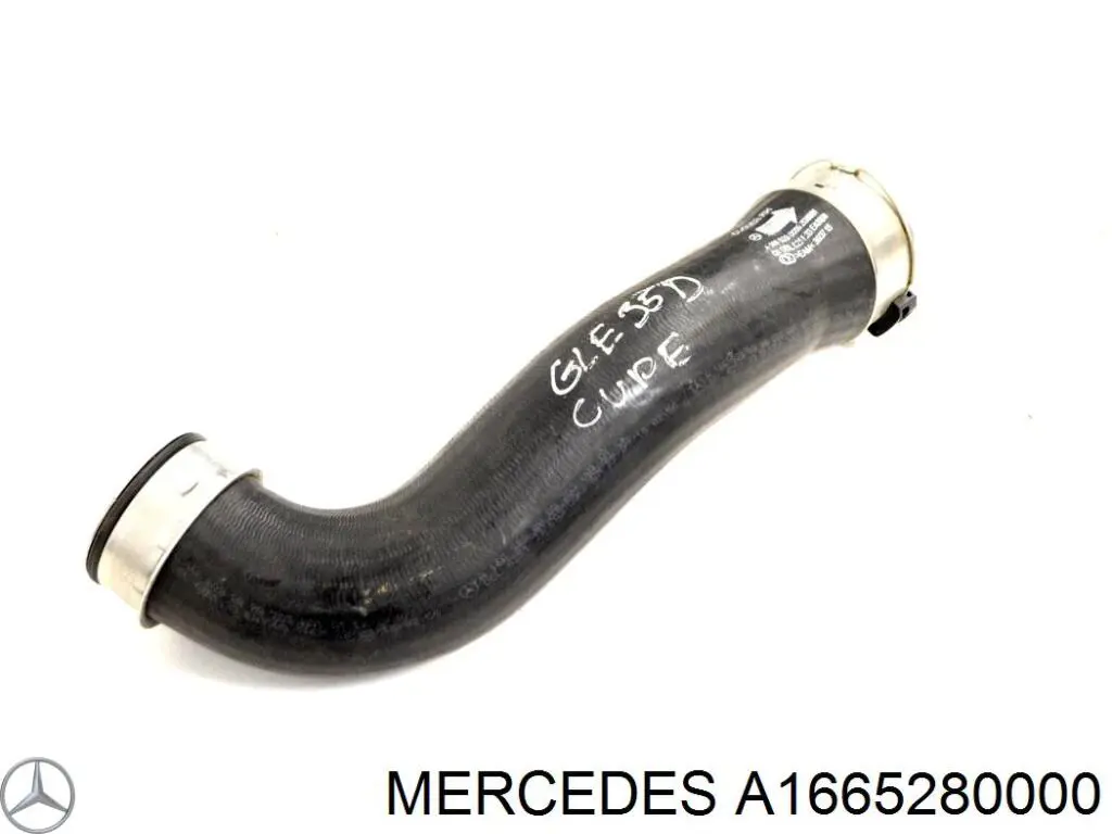 Tubo flexible de aire de sobrealimentación Mercedes A1665280182