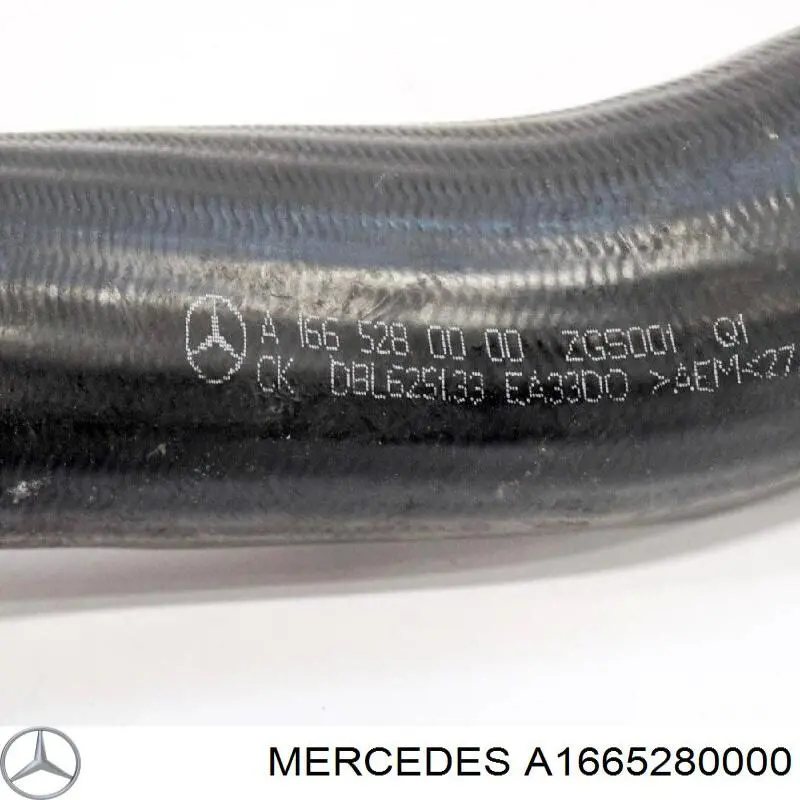 A1665280182 Mercedes Manguera del intercooler