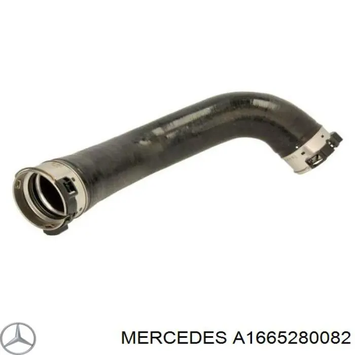 A1665280082 Mercedes tubo flexible de aire de sobrealimentación izquierdo