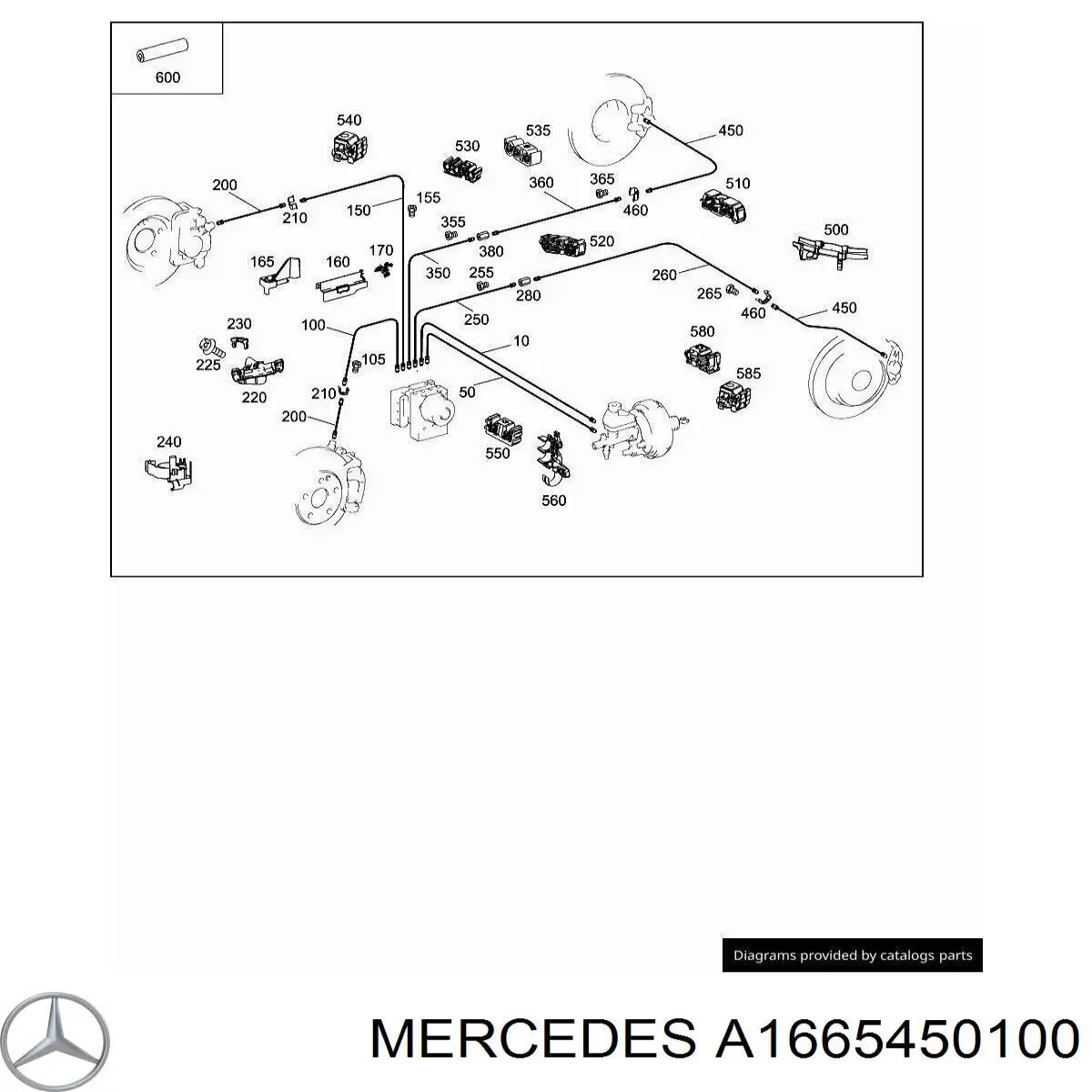 A1665450100 Mercedes