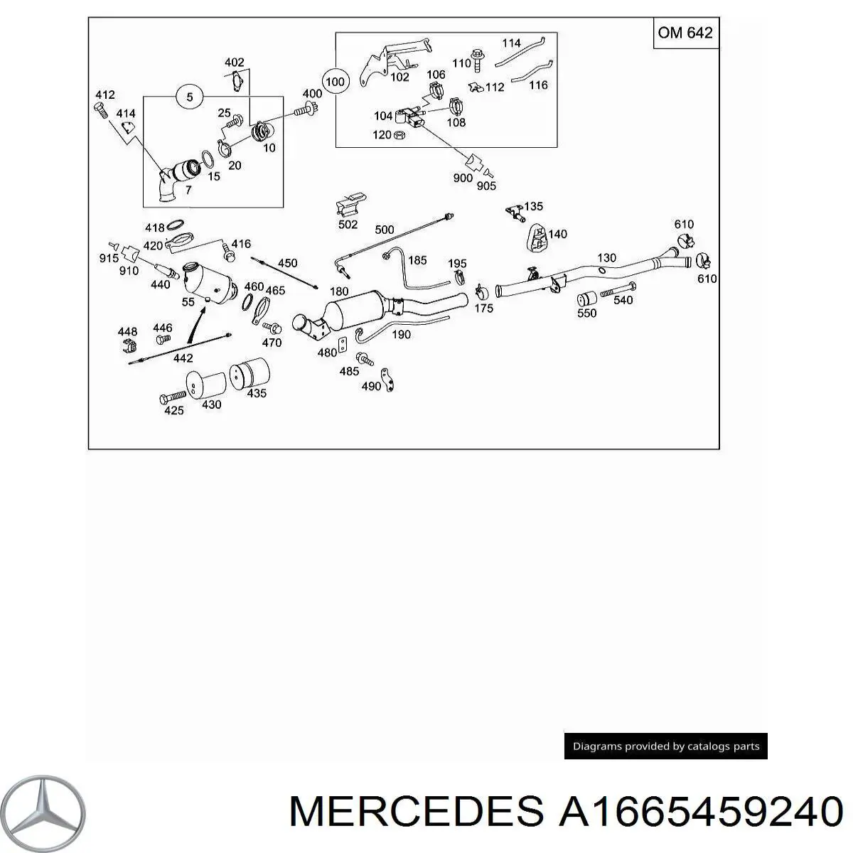  Mercedes A1665459240 precio, desde 30,07 EUR