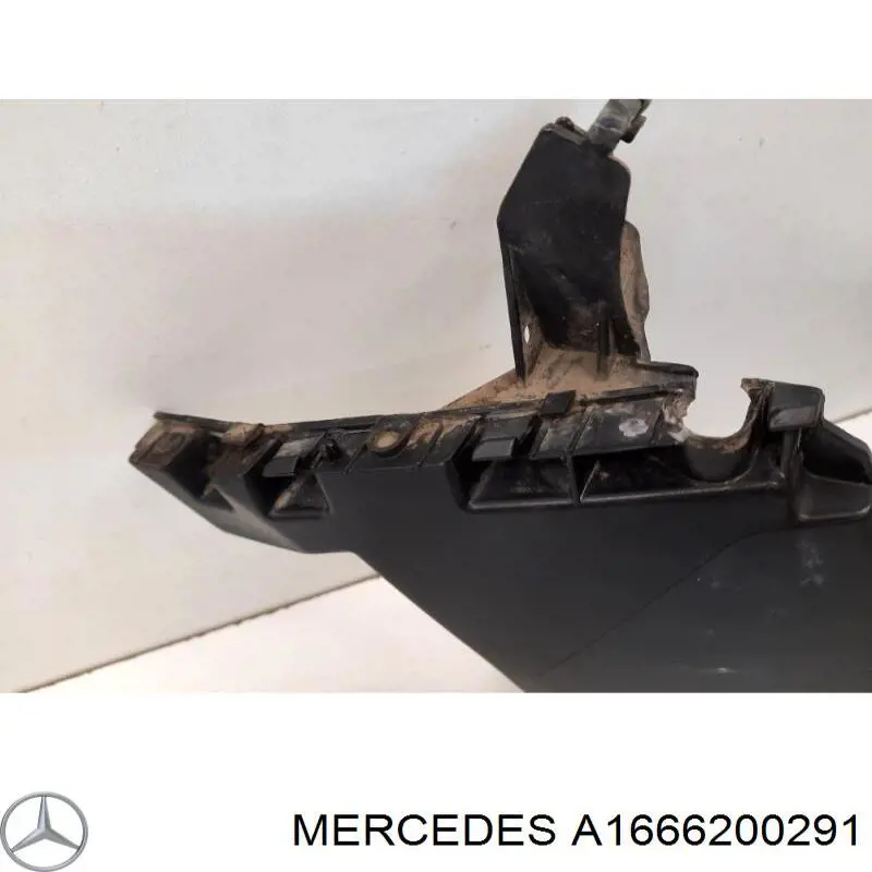 A1666200291 Mercedes soporte de radiador derecha (panel de montaje para foco)