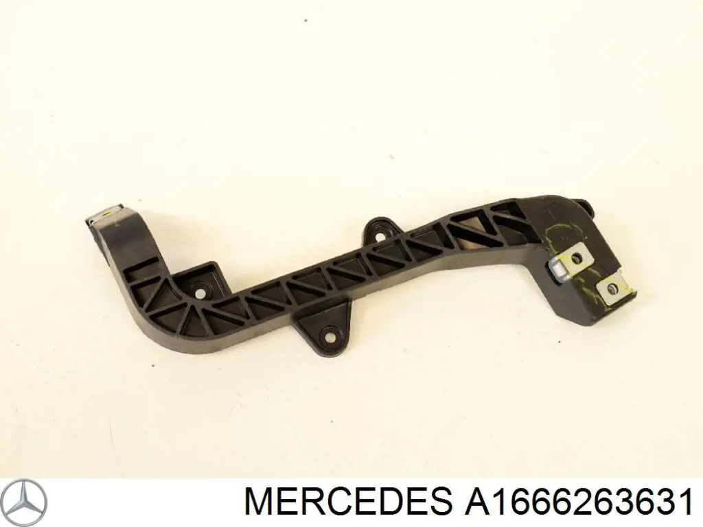 A1666263631 Mercedes soporte de parachoques delantero izquierdo