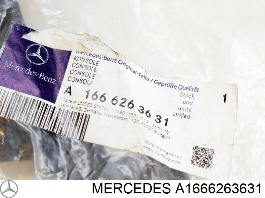Soporte de parachoques delantero izquierdo Mercedes A1666263631 precio, desde 25,35 EUR