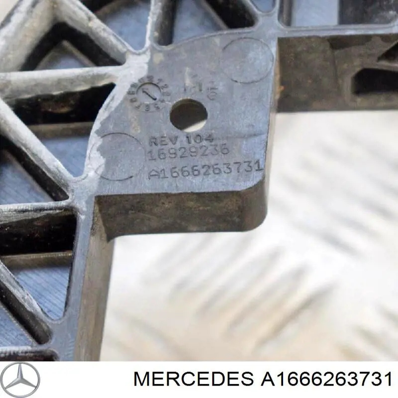 Soporte de paragolpes delantero derecho Mercedes ML/GLE (C292)