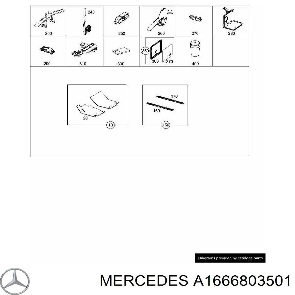 Alfombrillas para coche para Mercedes GL  X166