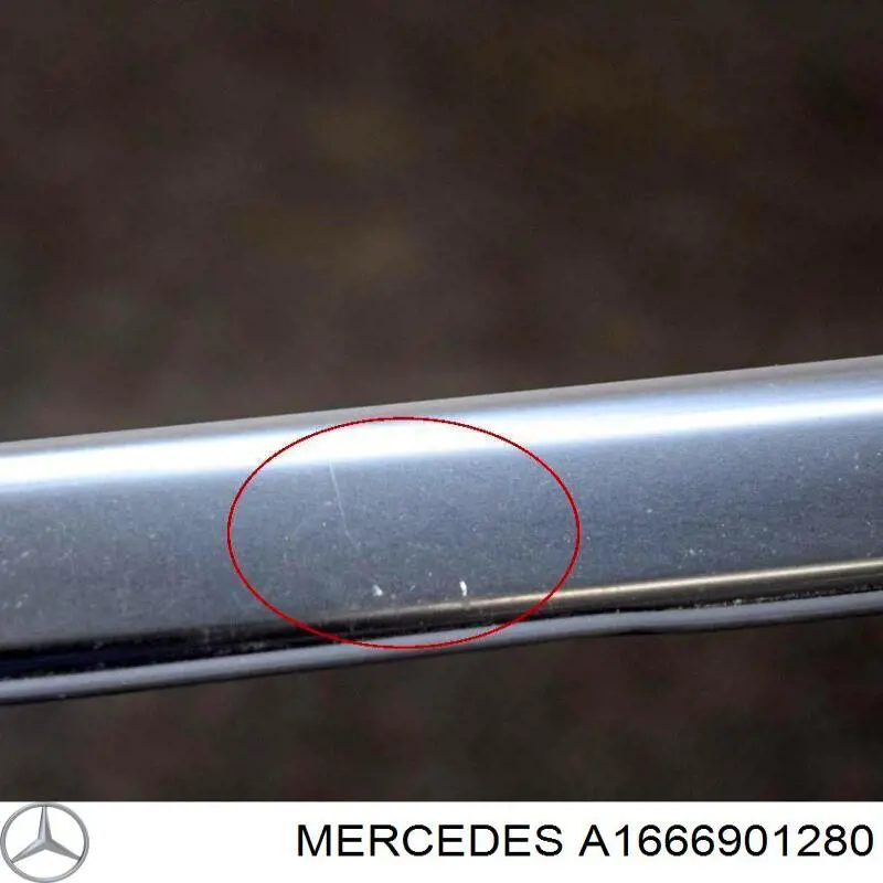 Comprar A1666901280 Mercedes Moldura derecha del parabrisas