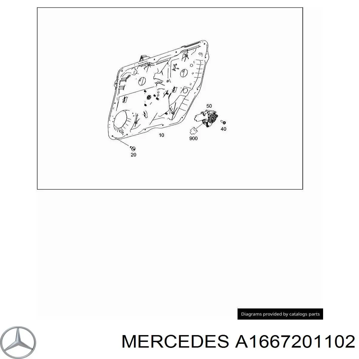 Mecanismo elevalunas delantero izquierdo Mercedes A1667201102 precio, desde 118,34 EUR