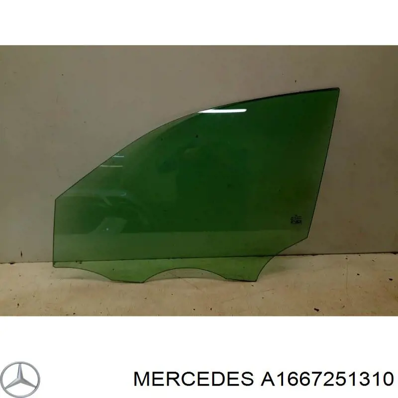 Vidrio de puerta del conductor para Mercedes ML/GLE (W166)