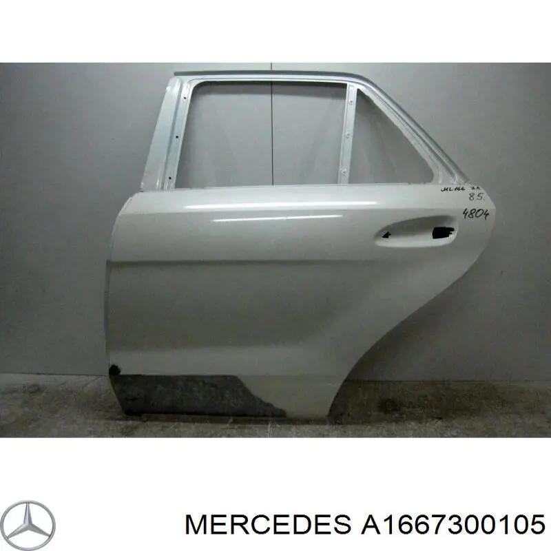 Puerta trasera izquierda para Mercedes ML/GLE (W166)