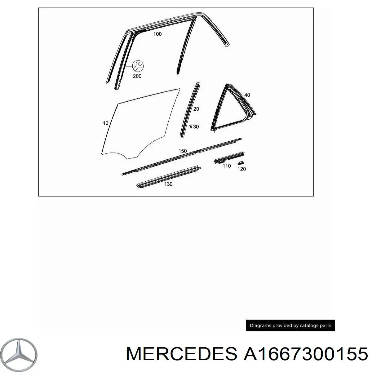 A1667300155 Mercedes