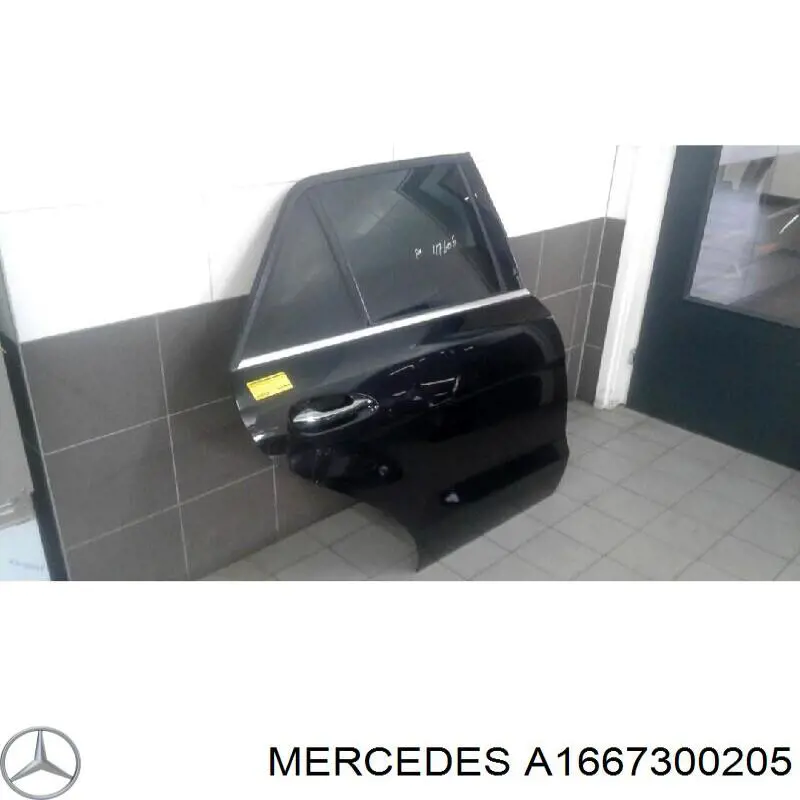 Puerta trasera derecha para Mercedes ML/GLE (W166)