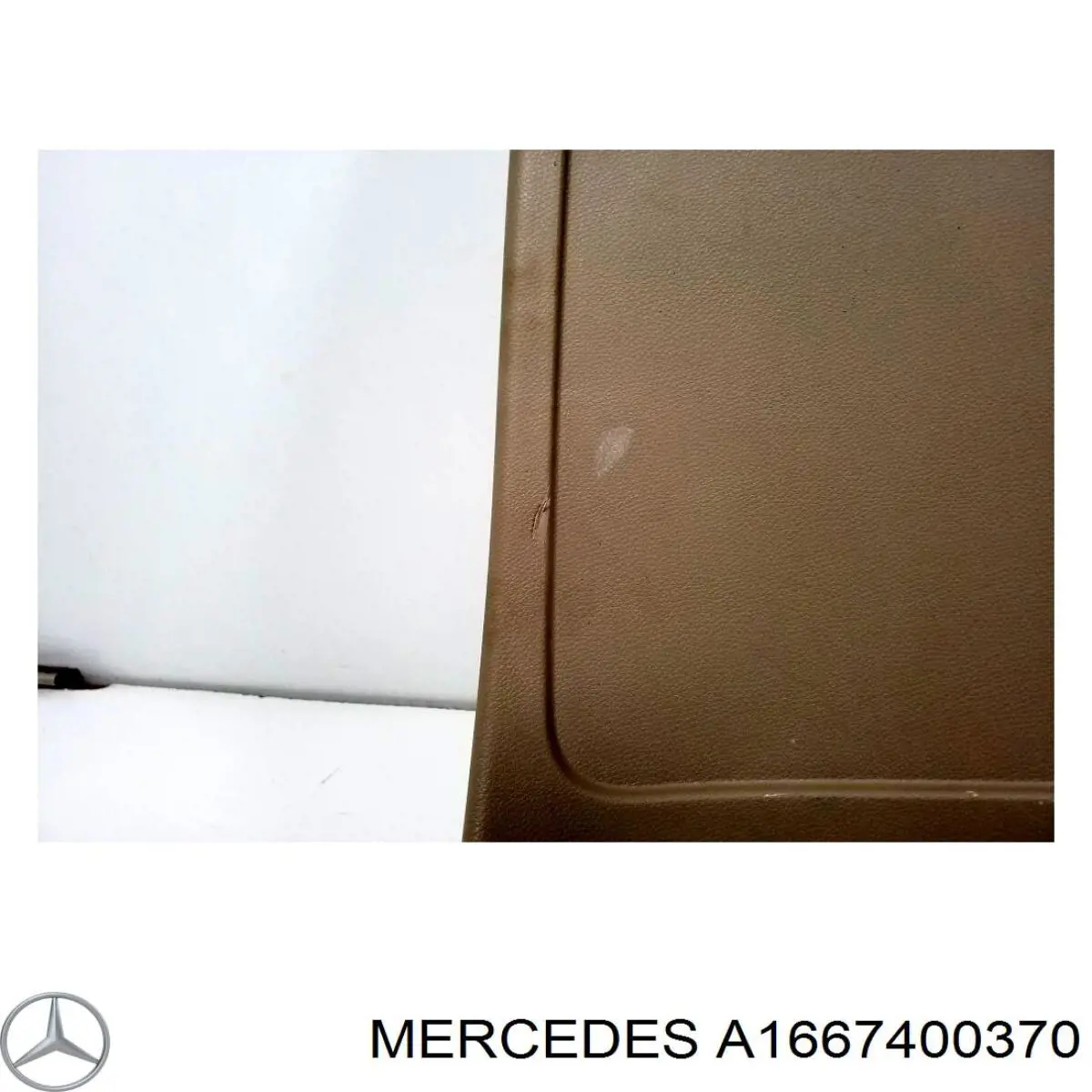 Revestimiento de tapa de maletero A1667400370 Mercedes