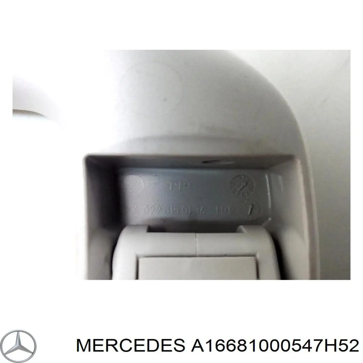 A16681000547H52 Mercedes Asa de techo