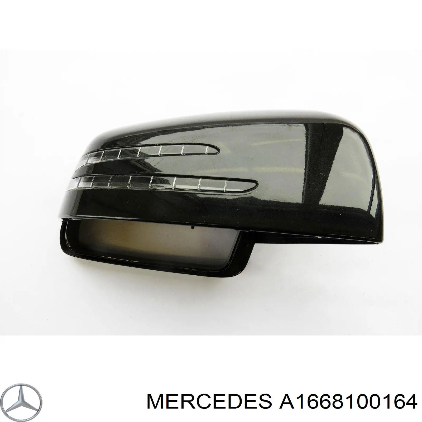 Cubierta del retrovisor del conductor para Mercedes ML/GLE (W166)