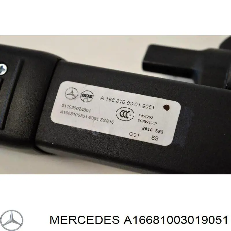 Comprar A16681003019051 Mercedes Cortina del compartimento de equipaje