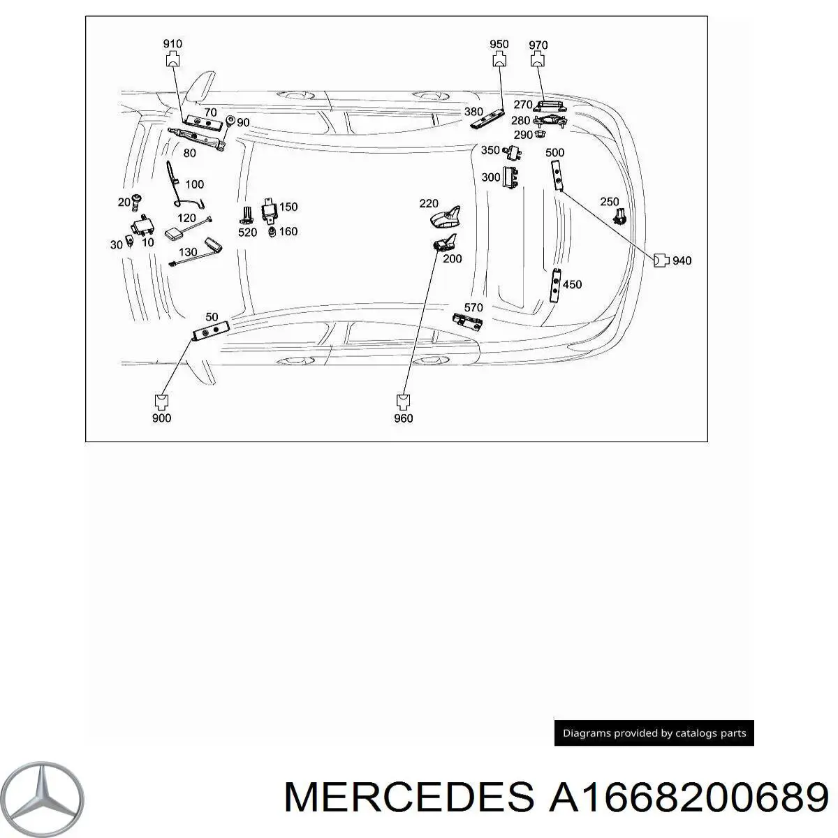  Mercedes A1668200689 precio, desde 46,46 EUR