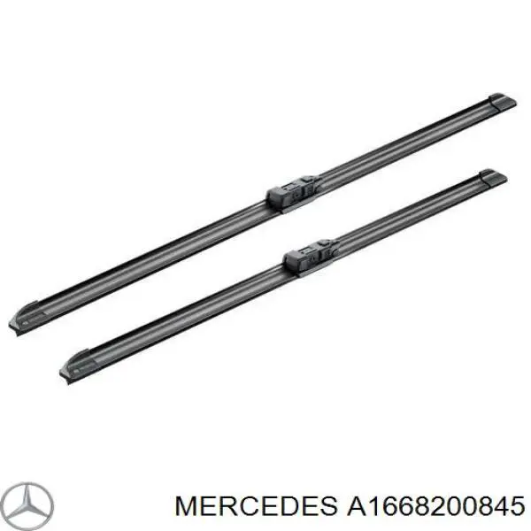 Limpiaparabrisas delanteras A1668200845 Mercedes