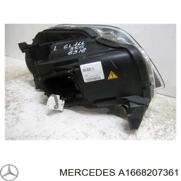 Faro izquierdo para Mercedes GL (X166)