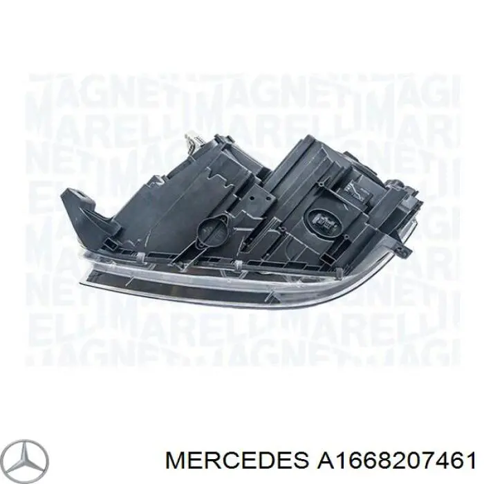 Faro derecho Mercedes A1668207461 precio, desde 1231,96 EUR