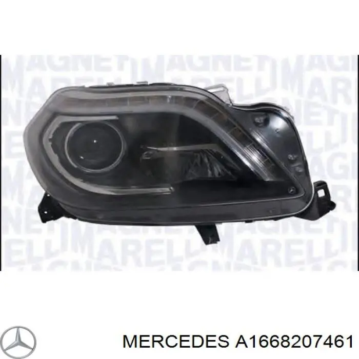 Faro derecho para Mercedes GL (X166)
