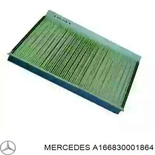 A166830001864 Mercedes filtro de habitáculo