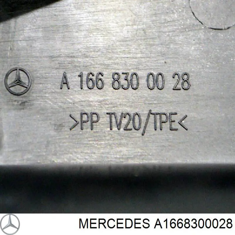 Canaleta del parabrisas Mercedes A1668300028 precio, desde 142,30 EUR