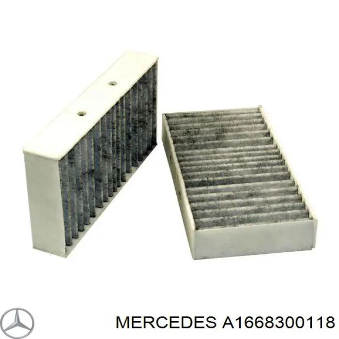 A1668300118 Mercedes filtro de habitáculo