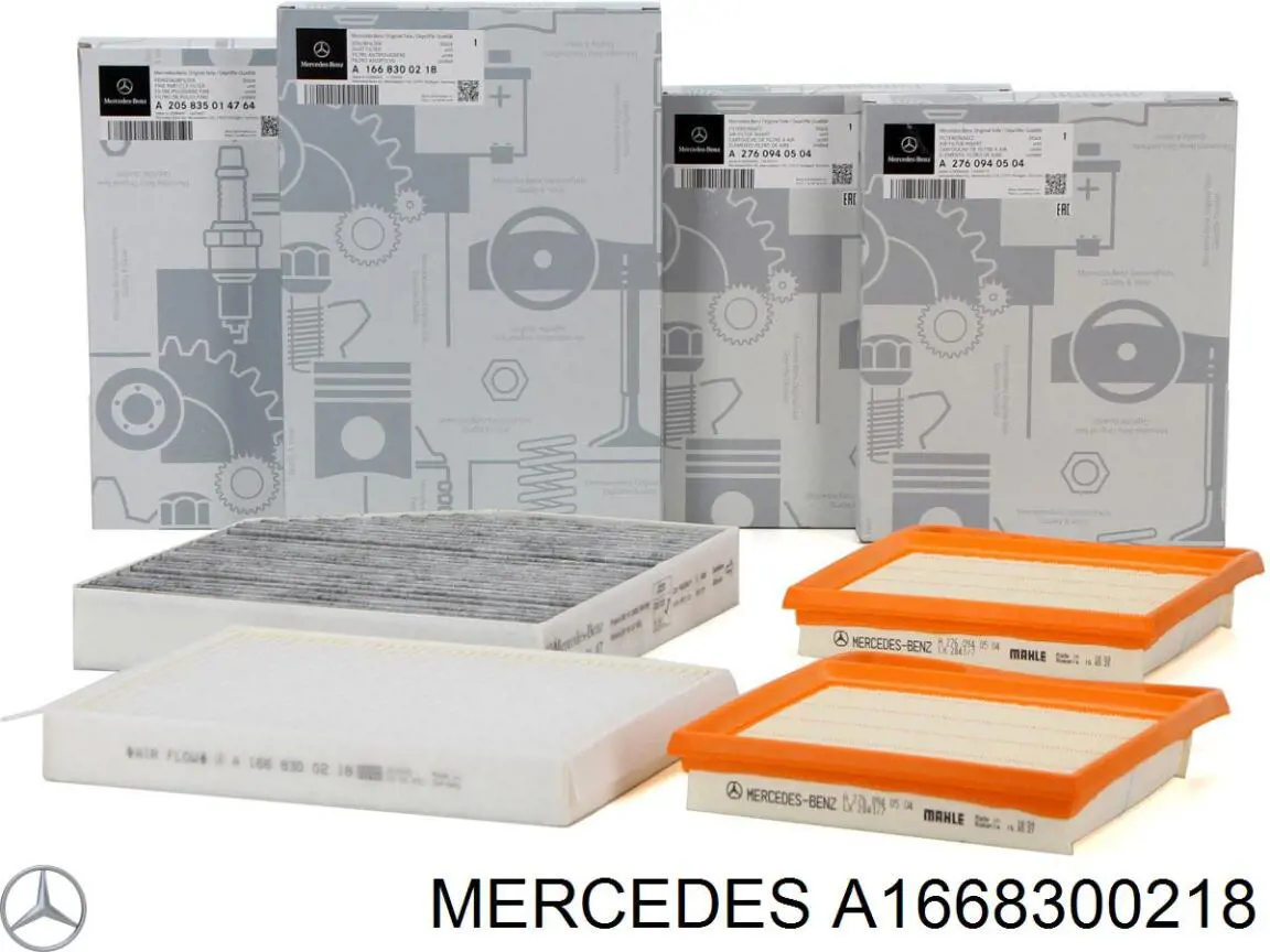 Filtro de polen Mercedes A1668300218